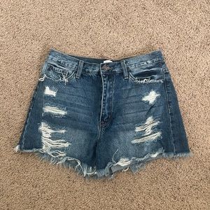 High waisted shorts